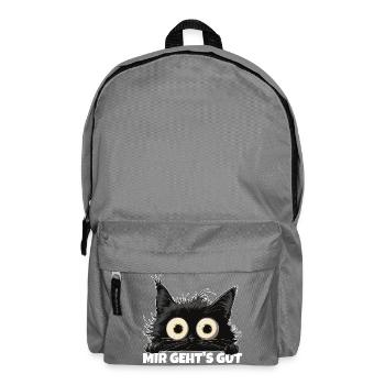 Its fine Im fine everything is fine - Backpack - elephant grey - Front