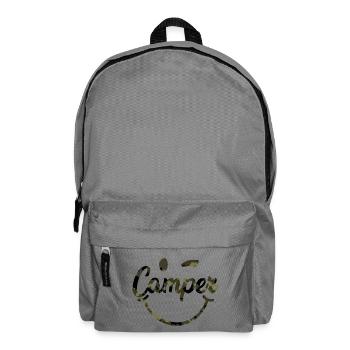 Camper Smile camouflage - Backpack - elephant grey - Front
