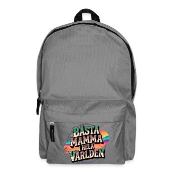 Beste Mama der Welt - Rucksack - Mittelgrau - Vorne