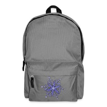 blaue_Schneeflocke - Sac à dos - gris éléphant - Devant