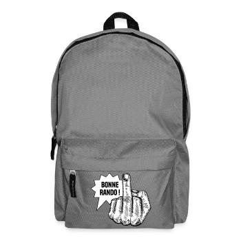 Viel Spaß beim Wandern! - Rucksack - Mittelgrau - Vorne
