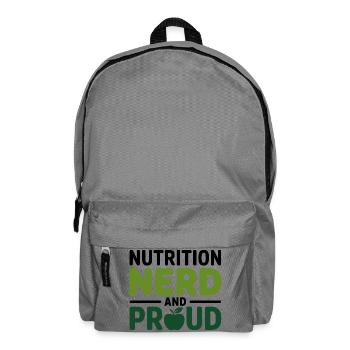 I Make Food Make Make Sense Ernährungsberater Profi - Rucksack - Mittelgrau - Vorne