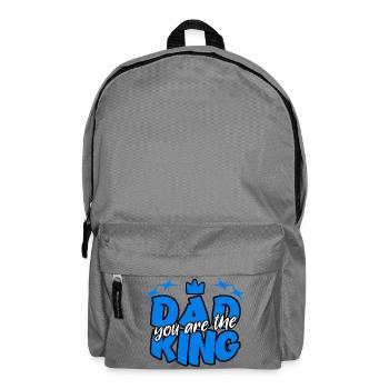 DAD You're the King - Backpack - elephant grey - Front