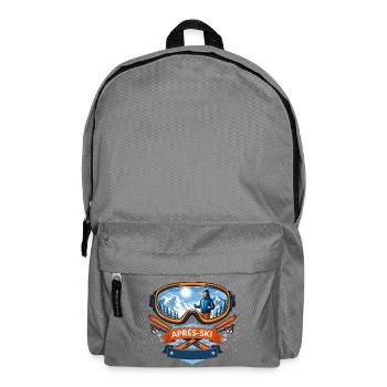 Apres Ski Comic Design - Rucksack - Mittelgrau - Vorne