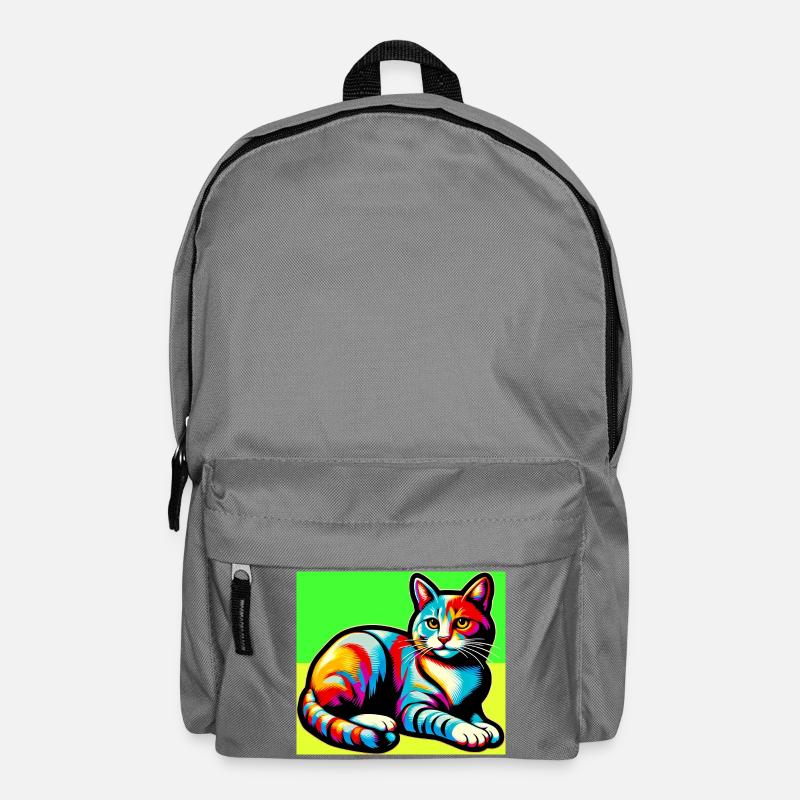 Katze - Rucksack - Mittelgrau