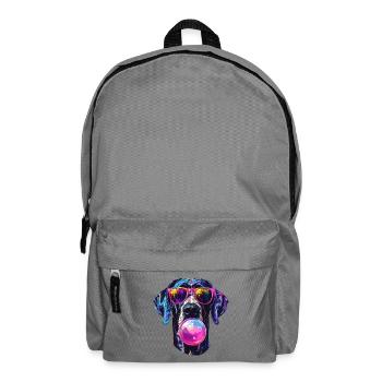 Un dogue allemand avec chewing-gum - Sac à dos - gris éléphant - Devant