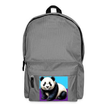 panda - Sac à dos - gris éléphant - Devant