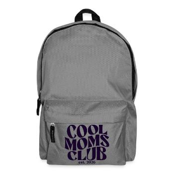 Mama 2026 Geschenk - Coole Mama Geschenkidee - Rucksack - Mittelgrau - Vorne