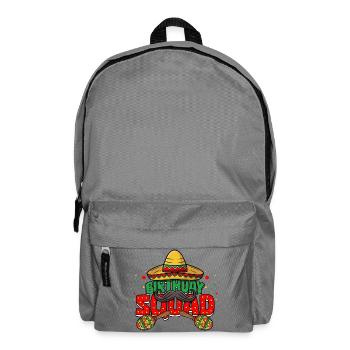 Geburtstagsgruppe Cinco De Mayo Mexican - Rucksack - Mittelgrau - Vorne