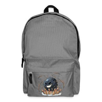 Kugelballer Bowling Chaos - Rucksack - Mittelgrau - Vorne