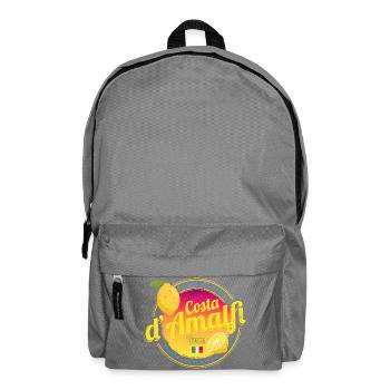 Costa d'Amalfi in Italien Amalfiküste Souvenir - Rucksack - Mittelgrau - Vorne