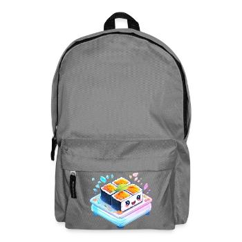 Kawaii Sushi Quartet sur Bento Box - Sac à dos - gris éléphant - Devant