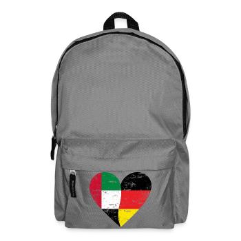 UAE Germany Heart Used - Rucksack - Mittelgrau - Vorne