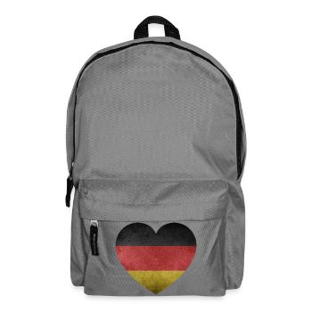 Cœur Allemagne - Sac à dos - gris éléphant - Devant