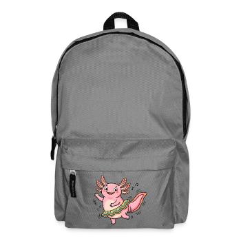 Dancing Queen Axolotl - Rucksack - Mittelgrau - Vorne