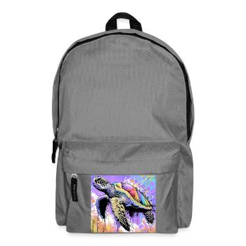 turtle - Backpack - elephant grey - Front