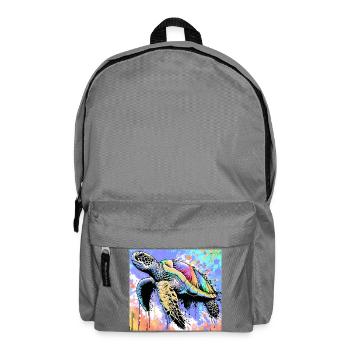 turtle - Backpack - elephant grey - Front