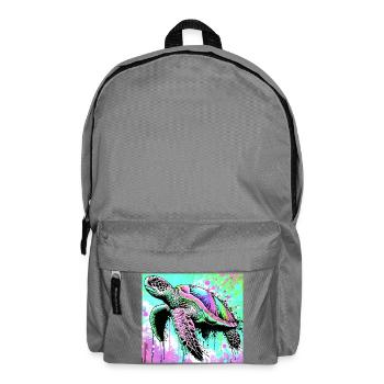 turtle - Backpack - elephant grey - Front