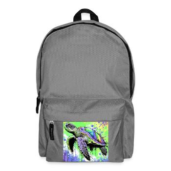 turtle - Backpack - elephant grey - Front