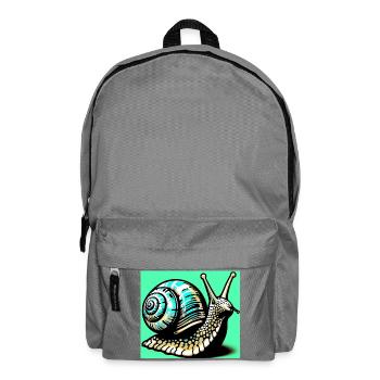 Snail - Backpack - elephant grey - Front