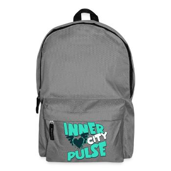 Inner City Pulse - Culture de la rue Design graphique - Sac à dos - gris éléphant - Devant