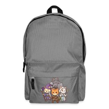 Fête des chats jeux de rôle à Kawaii - Sac à dos - gris éléphant - Devant