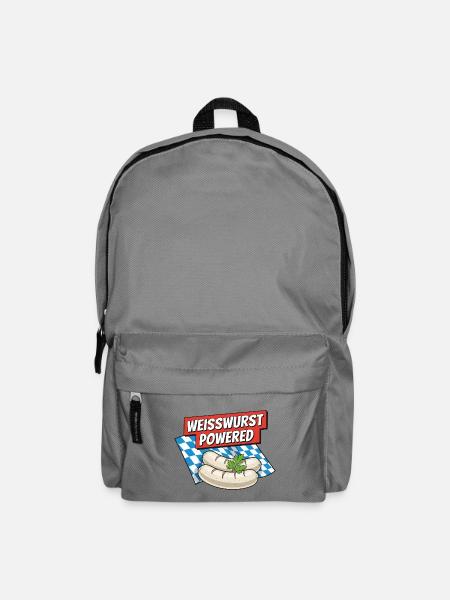 Weisswurst Powered - Rucksack - Mittelgrau