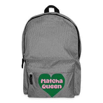 Matcha Queen Heart Design - Backpack - elephant grey - Front