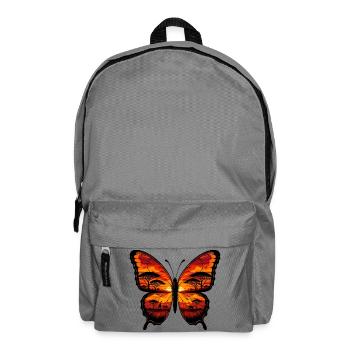 Sunset Butterfly Savannah - Backpack - elephant grey - Front
