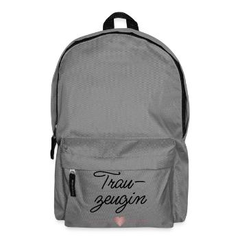 Maid of Honor Heart Wedding Gift - Backpack - elephant grey - Front