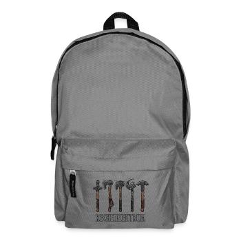 Programmierer Rechenzentrum Wikinger Runen - Rucksack - Mittelgrau - Vorne