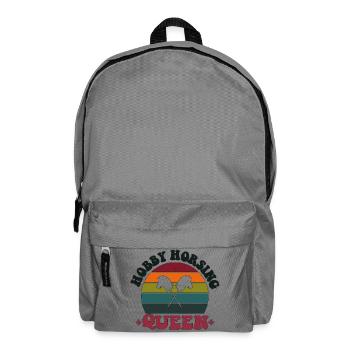 Hobby Horsing Horse Hobbyhorsing Queen - Rucksack - Mittelgrau - Vorne