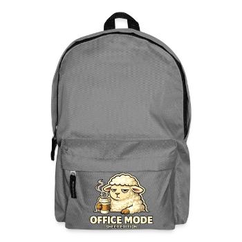 Office Mode Schaf-Edition - Rucksack - Mittelgrau - Vorne