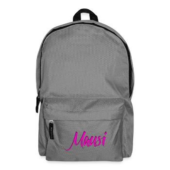 Mausi_Spruch - Backpack - elephant grey - Front