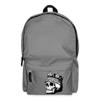 skull - Backpack - elephant grey - Front