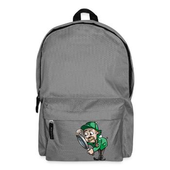 detective private eye investigator2 - Backpack - elephant grey - Front