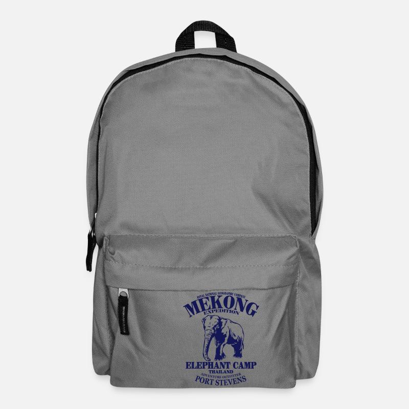 Elefant - Elephant - Mekong - Rucksack - Mittelgrau