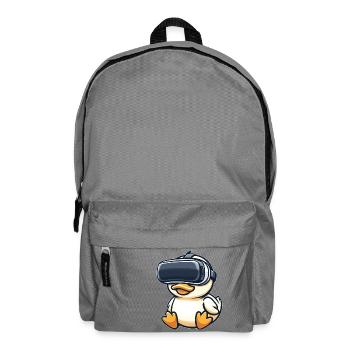 Duck VR Réalité Virtuelle Gamer Gamer Mignon - Sac à dos - gris éléphant - Devant