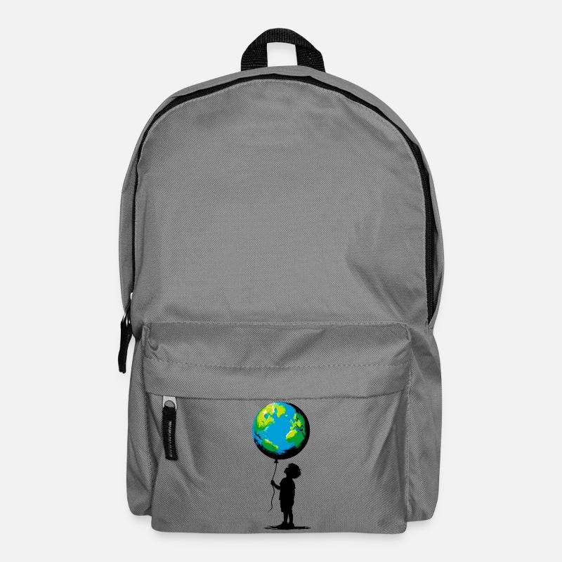 Planète Terre - Sac à dos - gris éléphant
