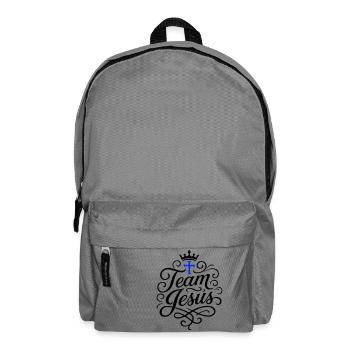 Team Jesus Cross - Backpack - elephant grey - Front