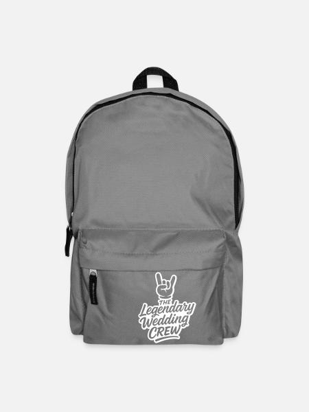Hochzeit Crew Hochzeitsfeier - Rucksack - Mittelgrau