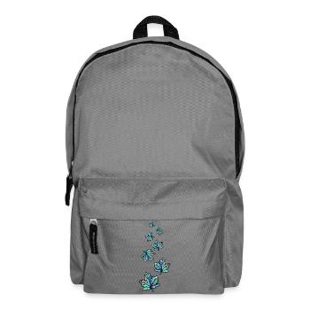Maple Leaves Colorful Autumn - Backpack - elephant grey - Front