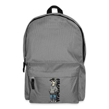 Alpaca Streetwear Urban Style Design - Backpack - elephant grey - Front