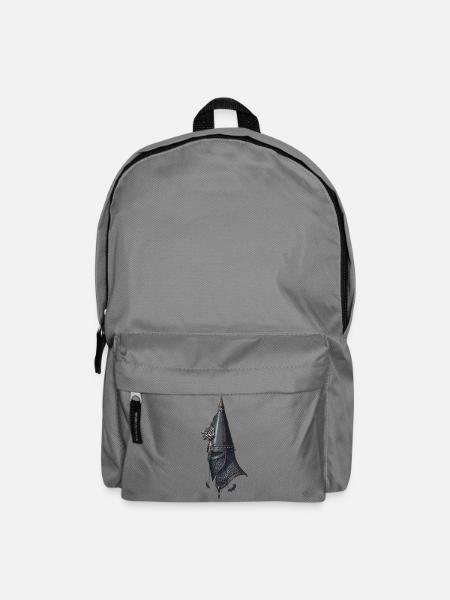 Gotische Fantasie-Kiefernzapfen - Rucksack - Mittelgrau