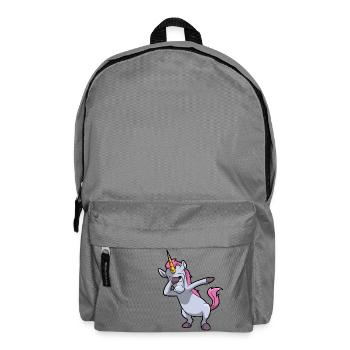 Tamponnant Unicorn enfant drôle cadeau d'anniversaire - Sac à dos - gris éléphant - Devant