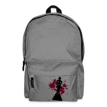 schach matt - Rucksack - Mittelgrau - Vorne