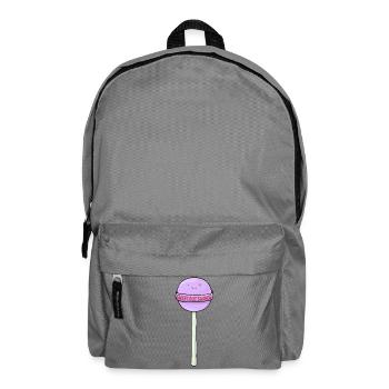 Sweet but savage Lollipop  Kawaii Candy Motiv - Rucksack - Mittelgrau - Vorne