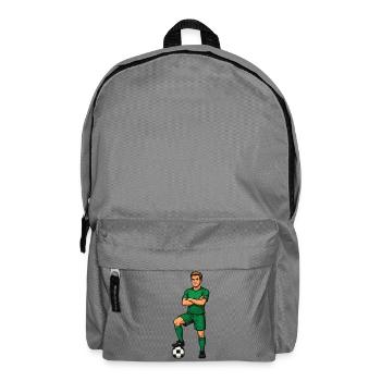 Maillot Héros du Football Vert - Sac à dos - gris éléphant - Devant