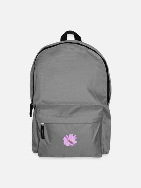 Watercolor Blossom Lilac - Backpack - elephant grey