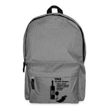 Geburtstag Jahrgang 1943 - Rucksack - Mittelgrau - Vorne
